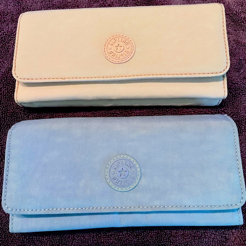 2 Kipling Wallets Pink and/or Blue